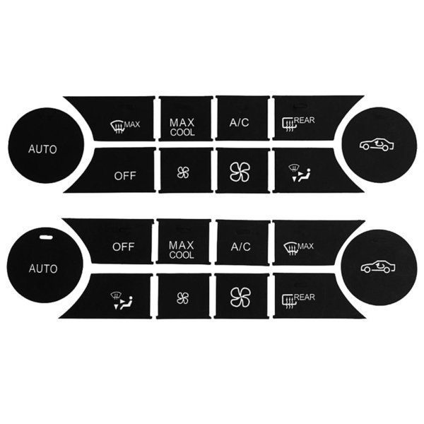 Стикеры на кнопки автомобиля