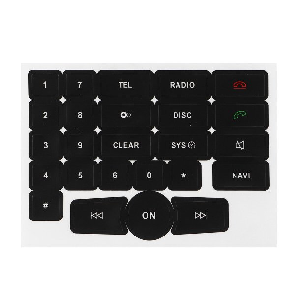 Наклейки для кнопок авто