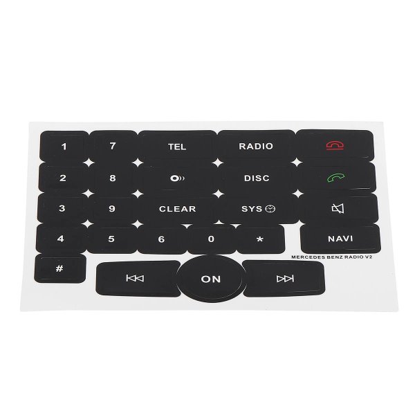 Наклейки для кнопок авто