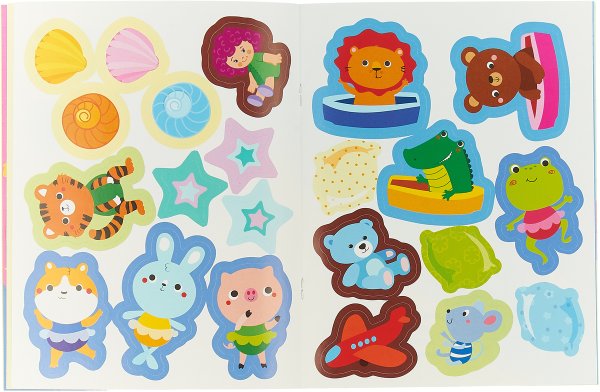 Многоразовые наклейки для детей