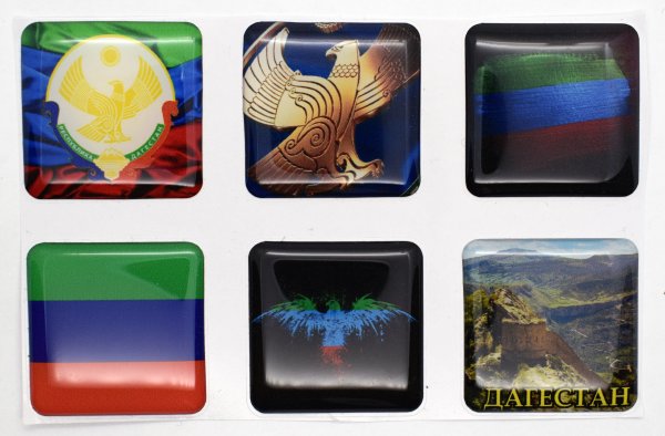 Наклейка тройка