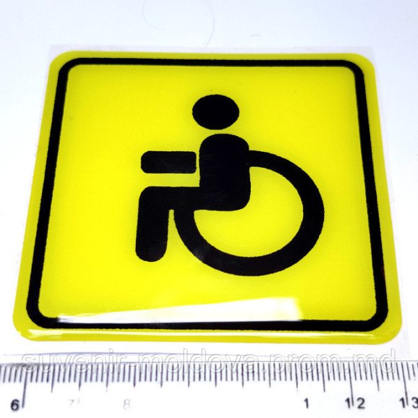 Наклейка инвалид