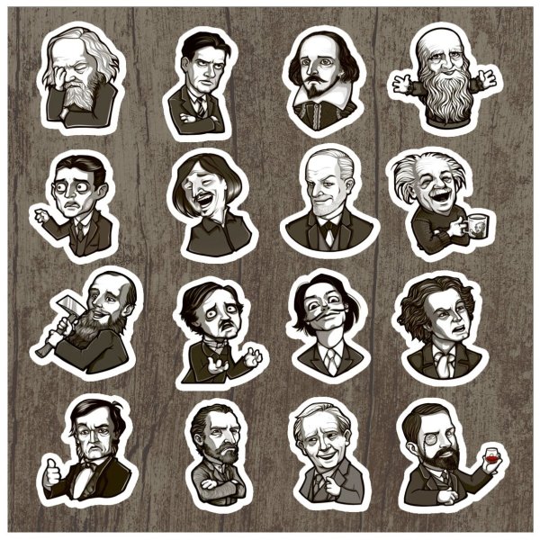 Исторические наклейки