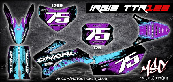 Наклейки на Irbis TTR 125r 2021