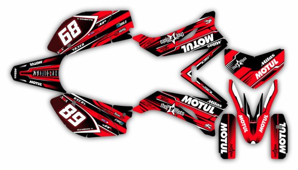 Наклейки на питбайк Ирбис ТТР 125