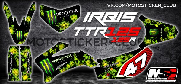 Наклейки на Irbis TTR 125