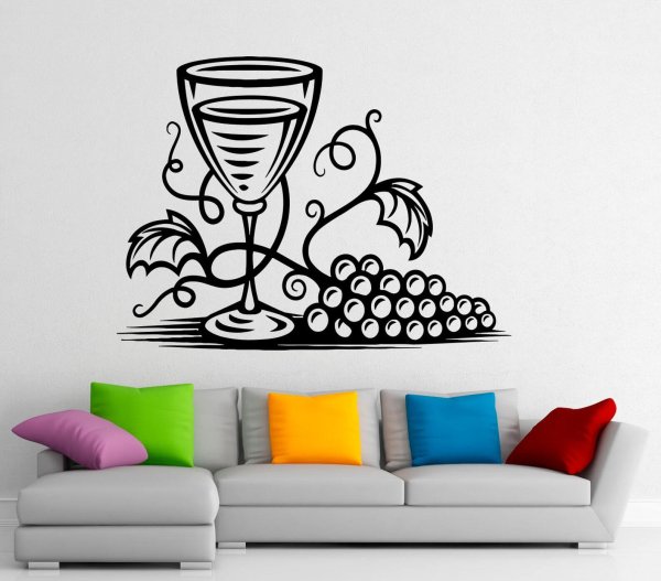 Интерьерные наклейки креативы