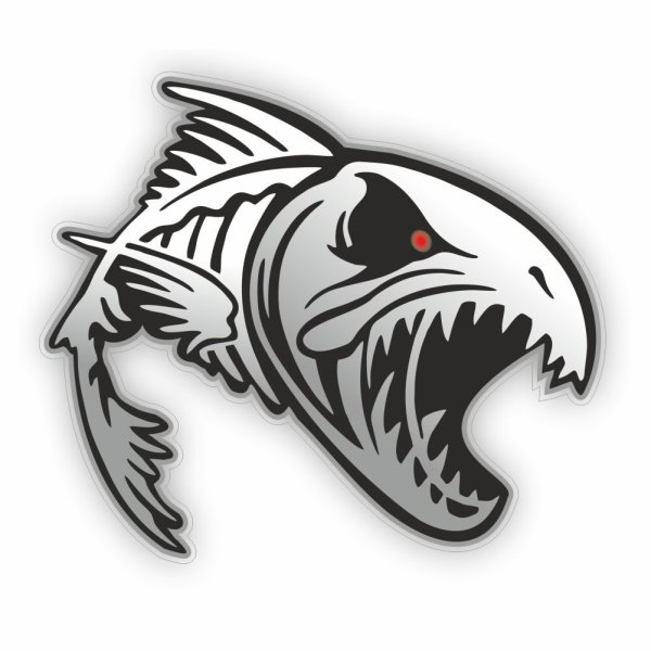 Наклейка рыба купить