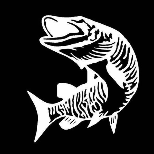 Наклейки на авто рыбацкие