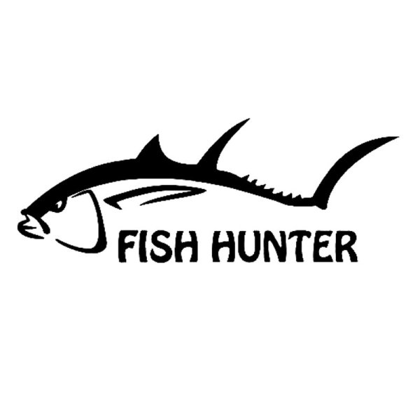 Наклейка рыбалка на машину