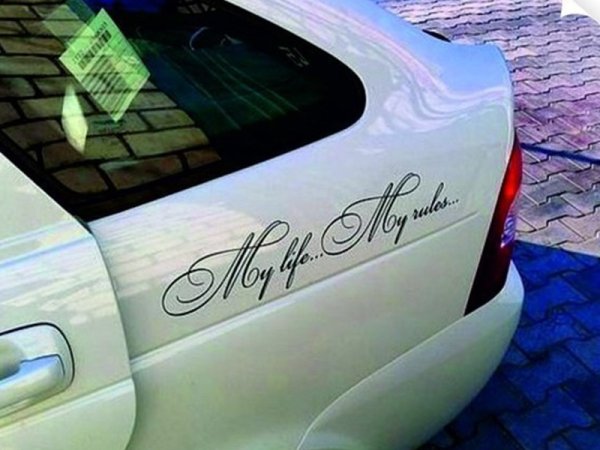 My Life my Rules стикер