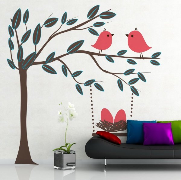 Наклейки на стену