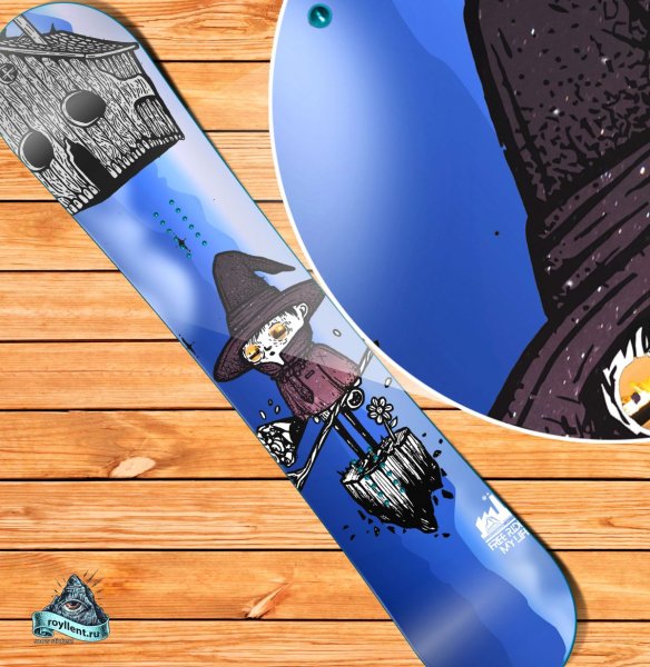 Наклейка на сноуборд противоскользящая