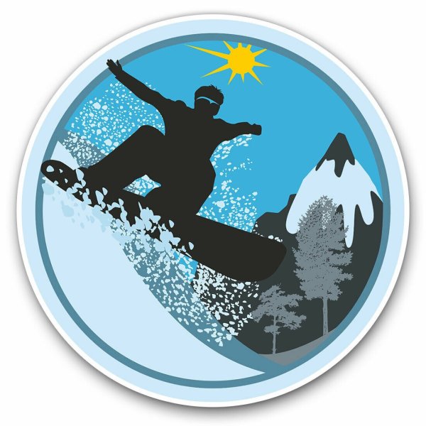 Наклейки сноубординг