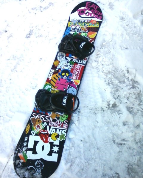 Наклейки на сноуборд