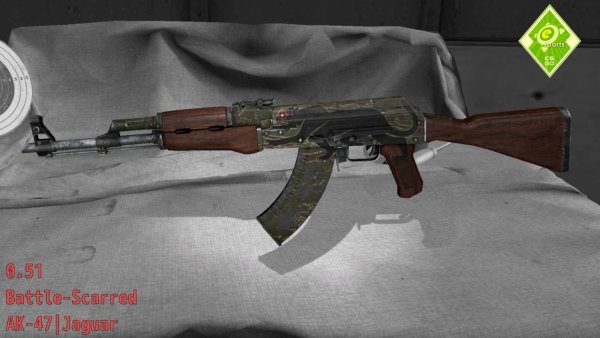 АК 47 КС го снежный Вихрь