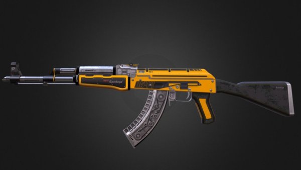 АК 47 ледник PUBG