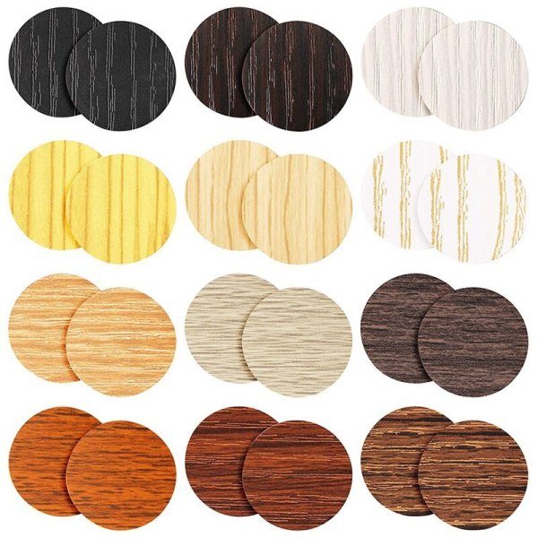 Заглушка d14мм, орех, 25 шт.