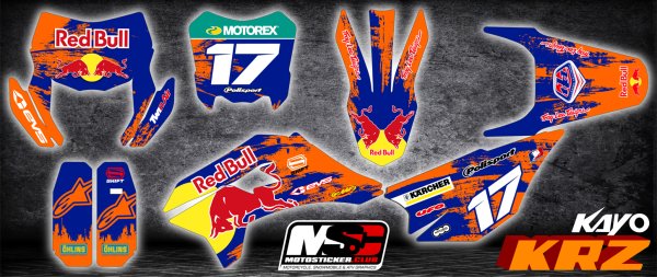 Наклейки на питбайк Kayo 125 Классик