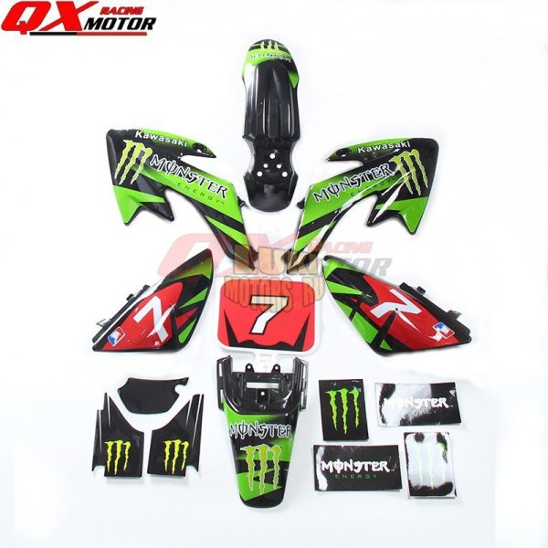 Комплект наклеек на питбайк BSE DX 125