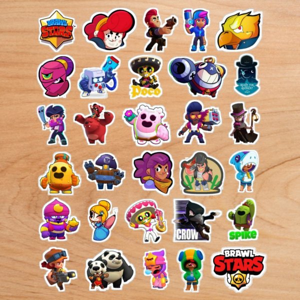 Наклейки Brawl Stars