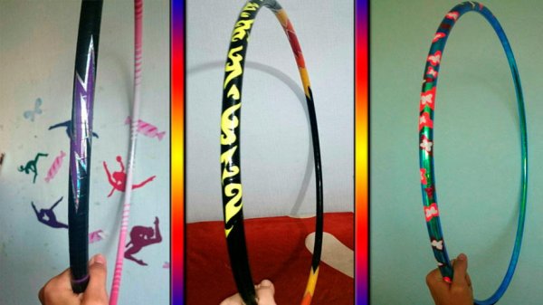 Узор на обруч гимнастический