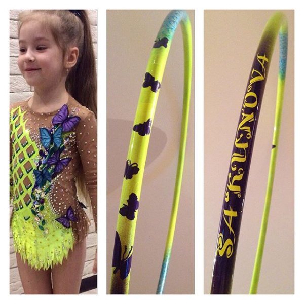 Силуэт гимнастки