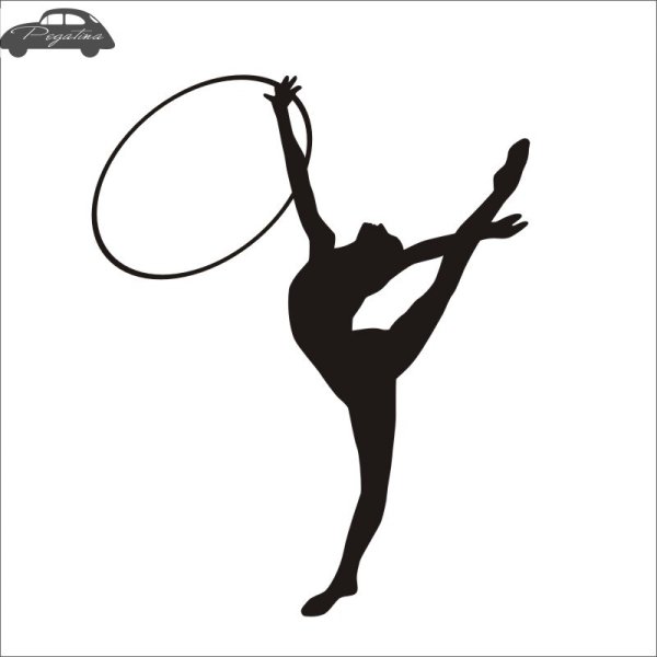 Обмотка обруча для художественной гимнастики