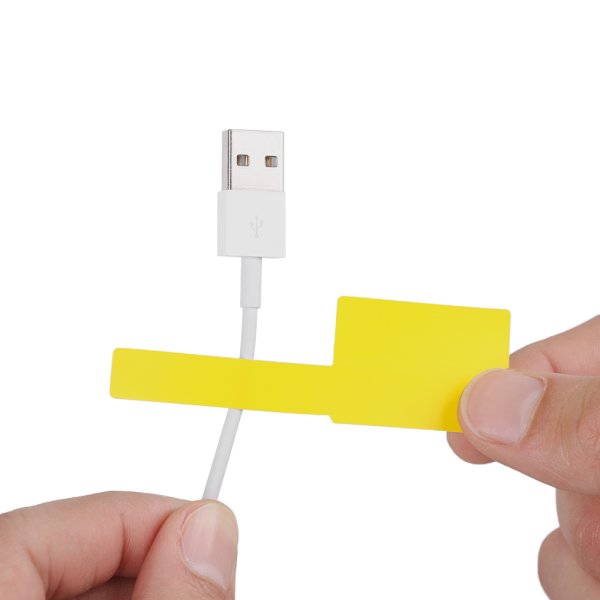 Клеющиеся бирки на кабель