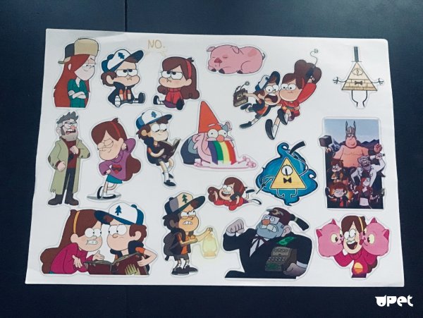 Наклейки Гравити Фолз Билл