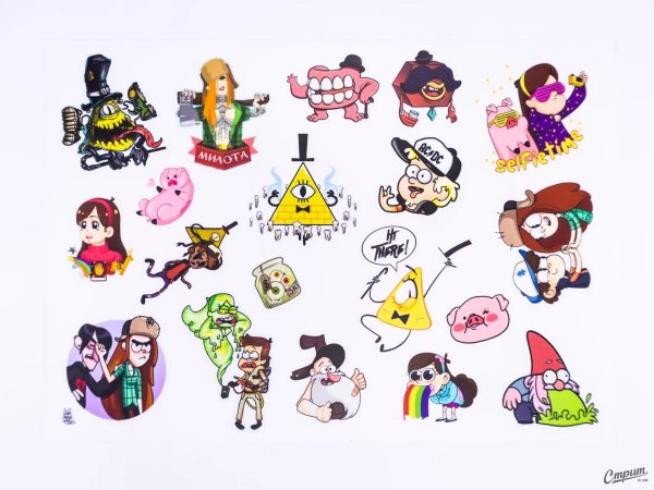 Стикеры Гравити Фолз