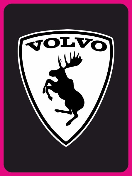 Значок Вольво с лосем