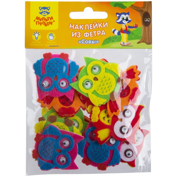 Набор черных фетровых наклейки Оби