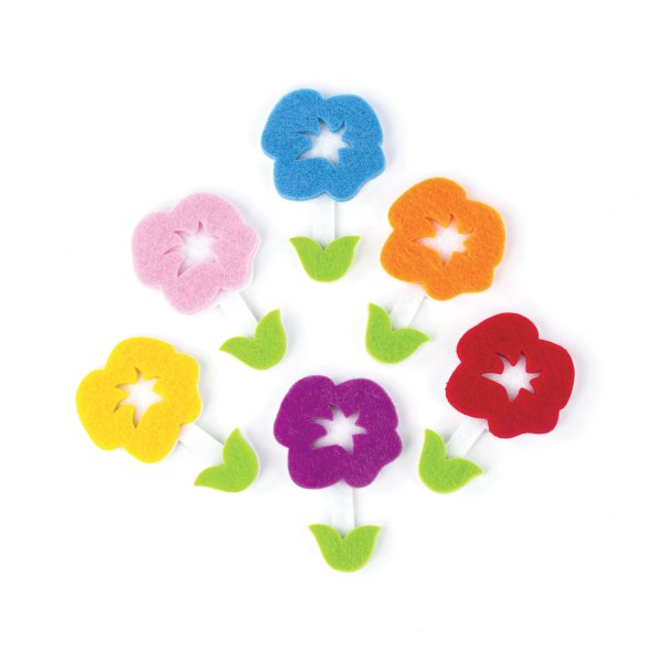 Наклейки из фетра "пирожные"