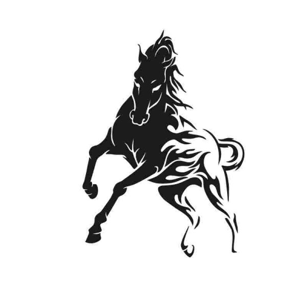 Наклейка конь