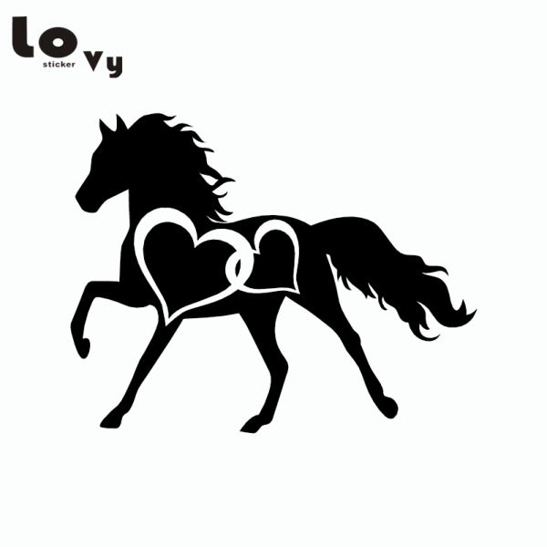 Наклейка конь