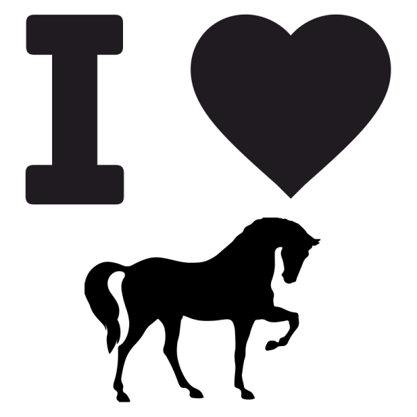 Наклейка конь