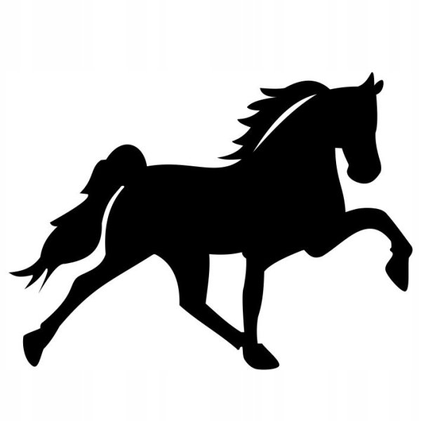 Лошади силуэты трафареты