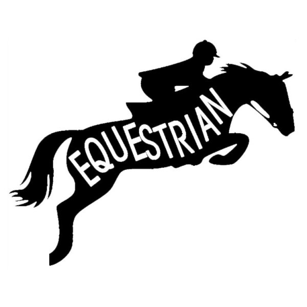 Наклейка на авто конь