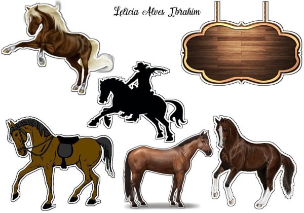 Цветные лошадки