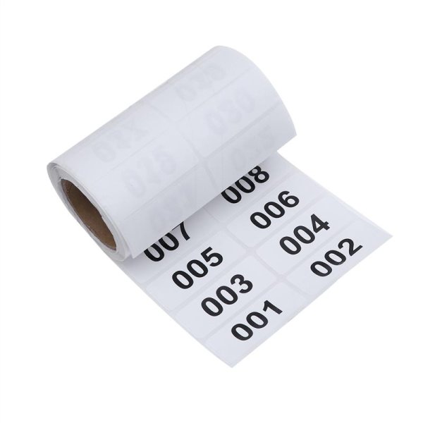 Наклейки для инвентарных номеров