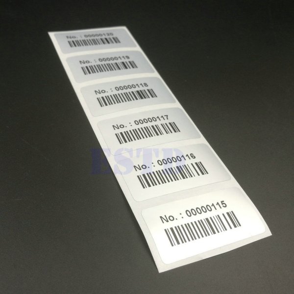 Инвентаризационные наклейки