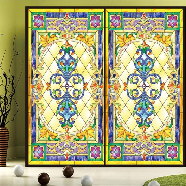 Витражные двери