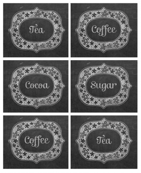 Надпись на банки сахар соль