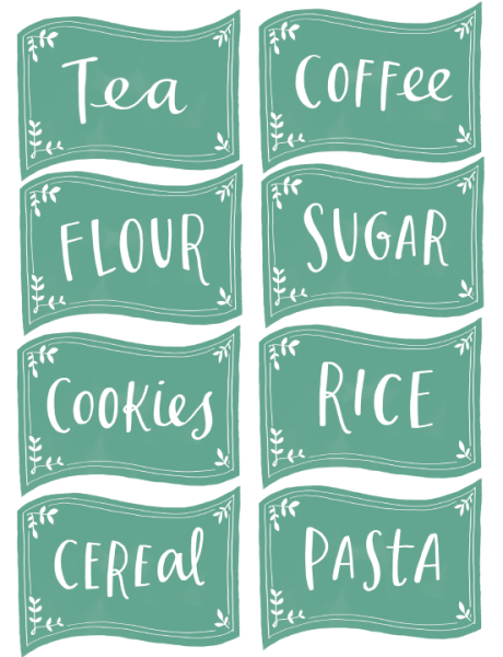 Наклейка сахар на банку