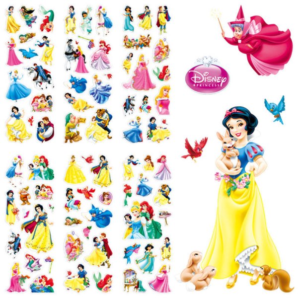 Принцессы с наклейками