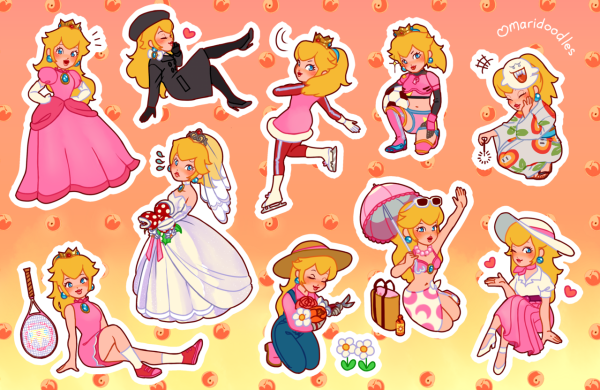 Стикеры Дисней принцессы