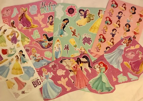 Наклейки на стену детские принцесса