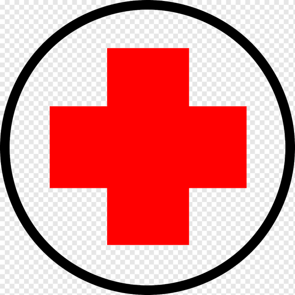 Значок красный крест