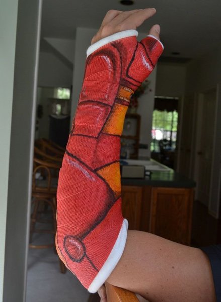 Чехол на гипс на ногу